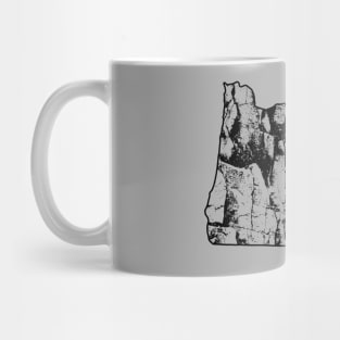 Rock Climbing Oregon Rock Climber State Map Climb Art Mug